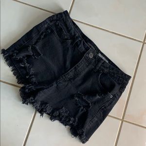 Black Aeropostale high waisted shorty